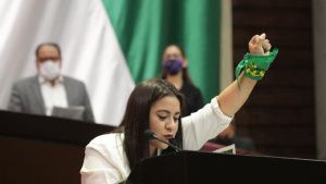 &ldquo;&iexcl;Que se escondan ellos!&rdquo;, Olimpia Coral toma la Tribuna y diputados le aplauden de pie