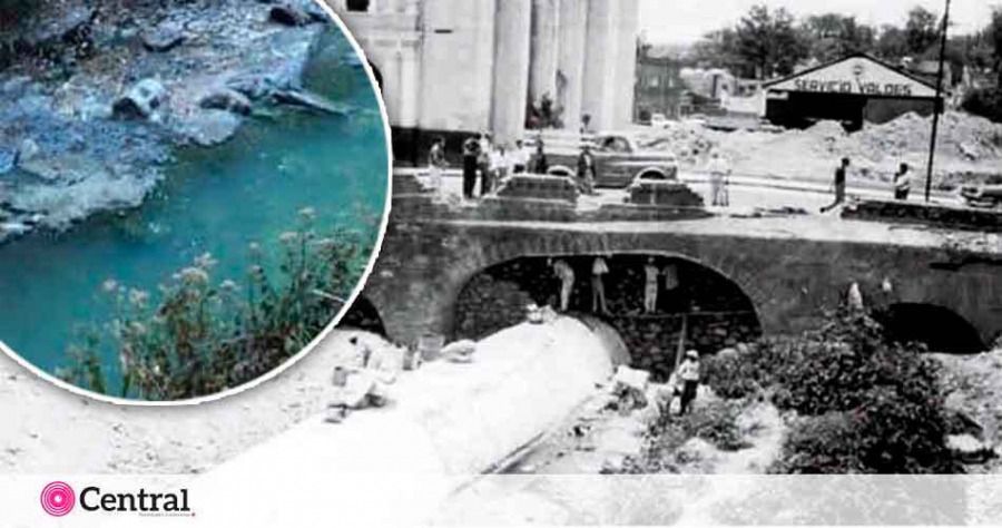El r&iacute;o San Francisco ya no es como antes, ahora esta entubado y es un canal de aguas negras.