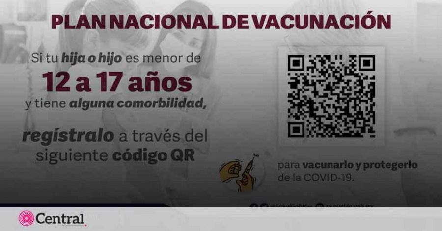 Solo ser&aacute;n vacunados los menores de 12 a 17 a&ntilde;os