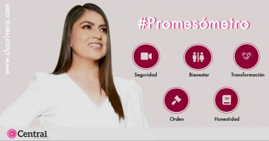 Estas son las propuestas de campaña de la candidata de Morena por la alcaldía de Puebla, Claudia Rivera.