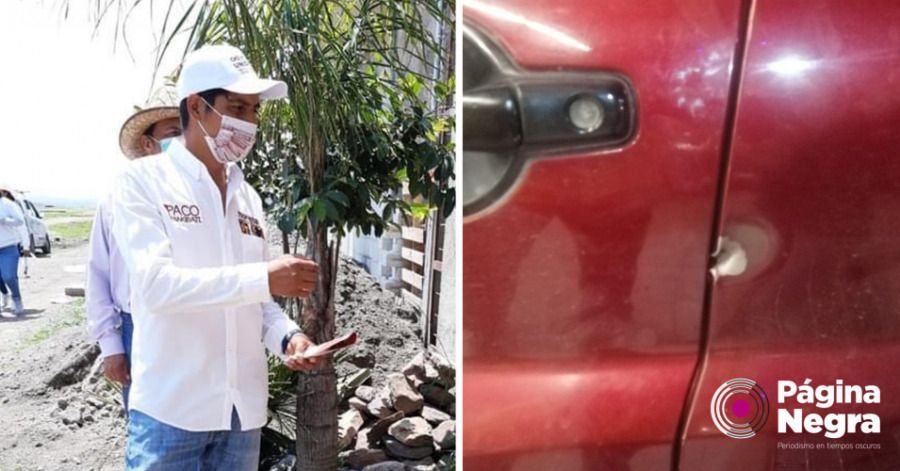 El candidato Paco Pancoatl durante uno de sus recorridos de campa&ntilde;a.