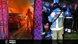 Dos incendios da&ntilde;an cinco veh&iacute;culos en colonia y junta auxiliar de Puebla
