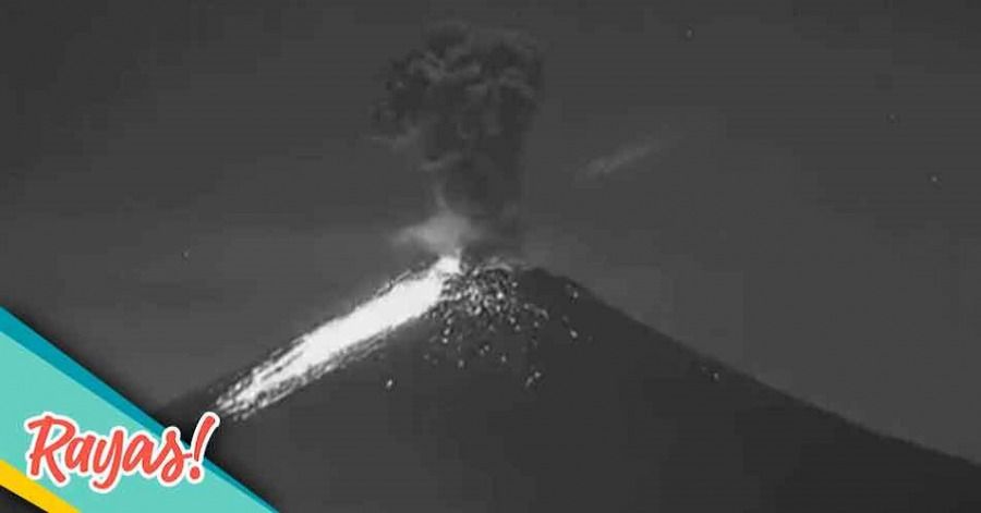 El volcán Popocatépetl registra dos explosiones la mañana de este domingo.