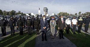 Eduardo Rivera encabez&oacute; el arranque del Programa Operativo 100 en el Monumento al General Ignacio Zaragoza
