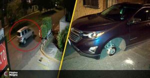Los ladrones quedaron captados en video