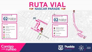 ¡Toma precauciones! Nascar Parade provoca cierre de vialidades en Puebla