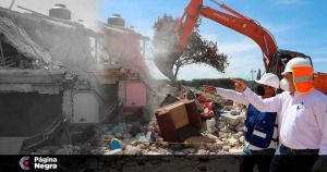 Comienza demolición de casas dañadas por la explosión de toma clandestina en Xochimehuacan