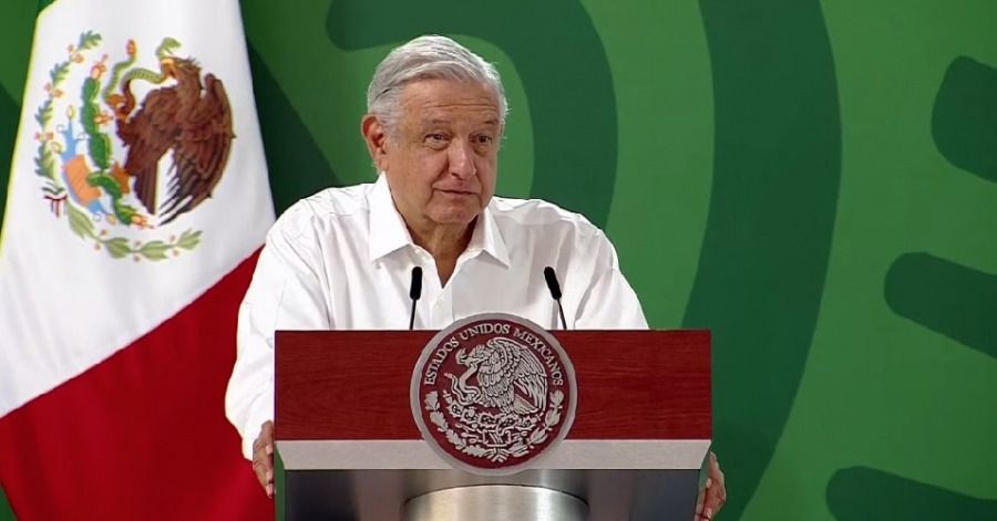 El Presidente López Obrador, desde Puerto Vallarta.