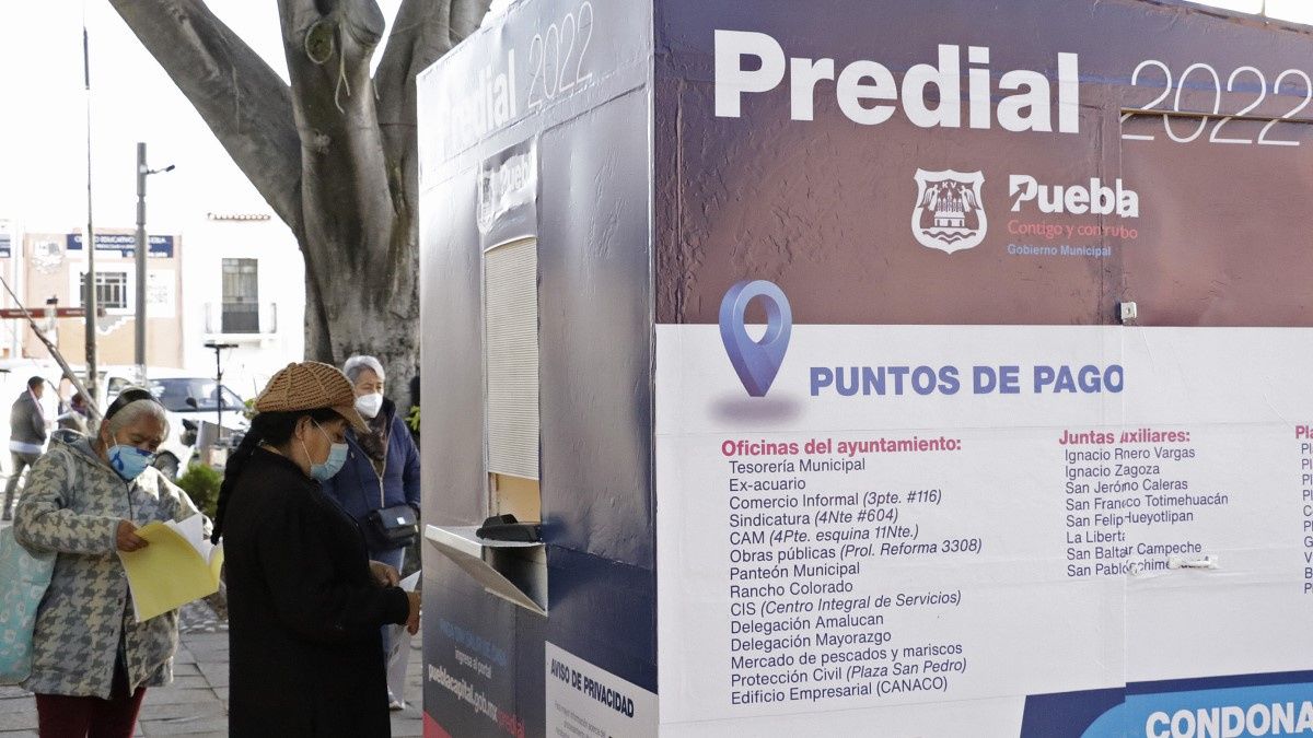 El 44% de los poblanos de la capital son morosos en el pago de su predial