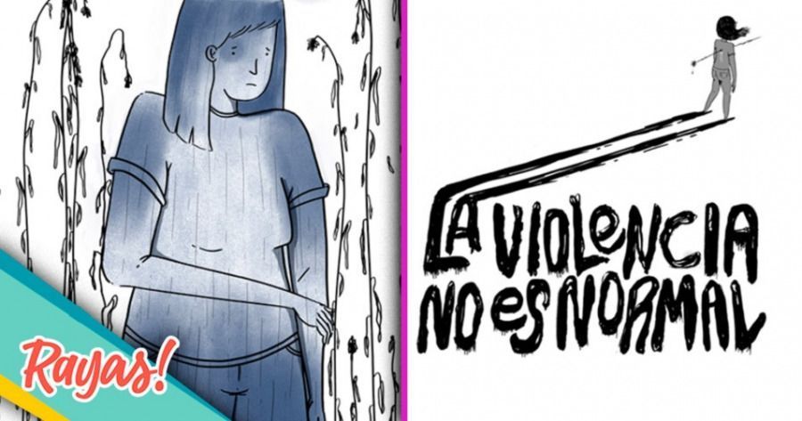 "La violencia no es normal", la historieta vs las agresiones a mujeres