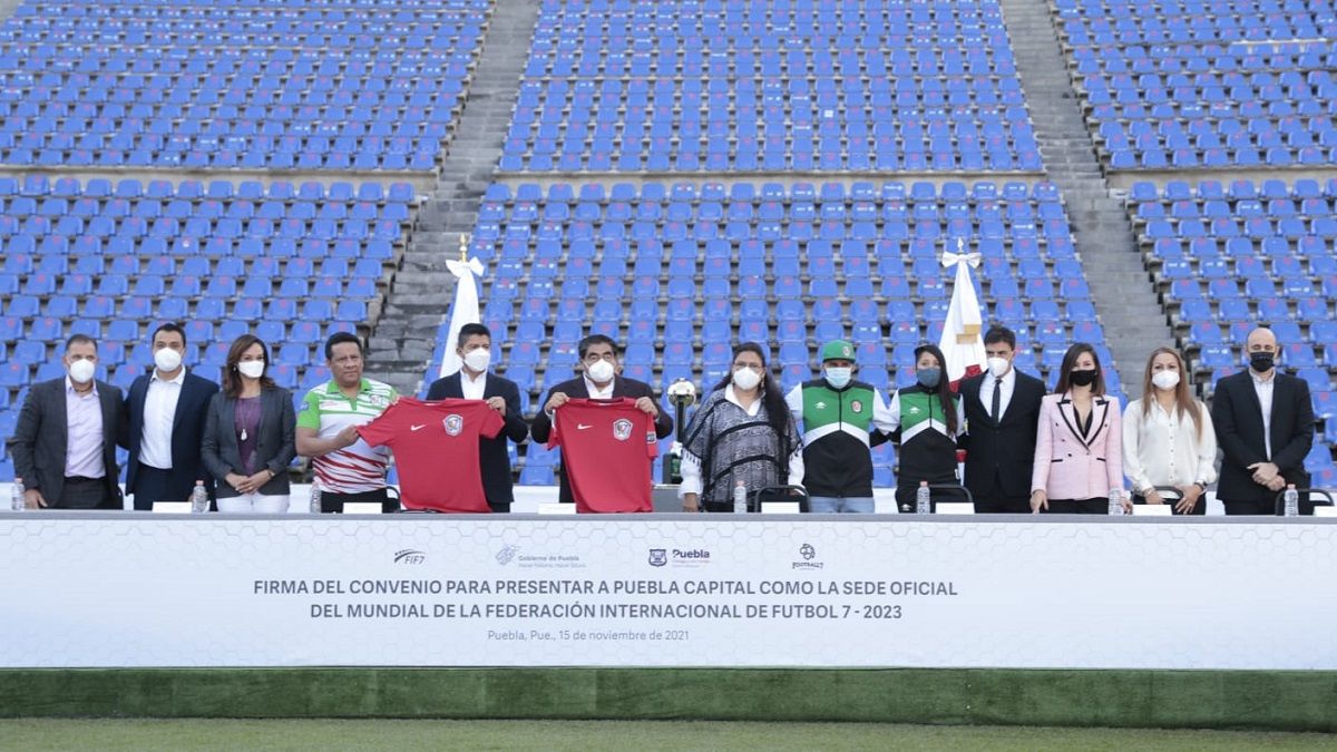 Puebla será sede de la Copa Mundial de Futbol 7 en 2023; habrá 24 países
