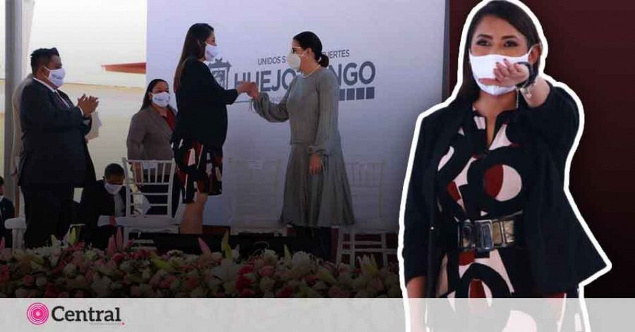 Angelica Alvarado fue acompa&ntilde;ada por Ana Luc&iacute;a Hill, secretar&iacute;a de Gobernaci&oacute;n.