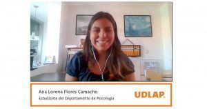 Ana Lorena Flores Camacho, estudiante de psicología en la UDLAP