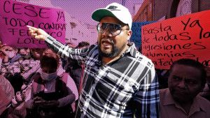 Por tercera vez detienen a Federico López, líder de los ambulantes de Fuerza 2000 en Puebla
