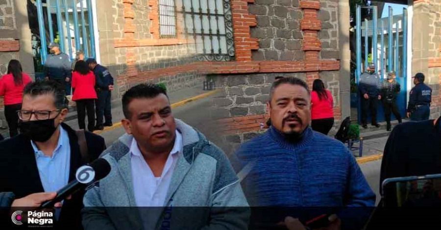 La protesta fue afuera de las instalaciones de la Polic&iacute;a Estatal.