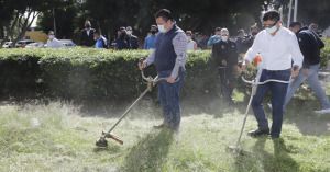 Eduardo Rivera P&eacute;rez ha iniciado la rehabilitaci&oacute;n de parques, jardines y fuentes.
