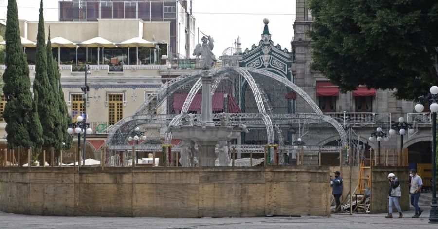 Después de seis meses será abierto el Zócalo de Puebla.