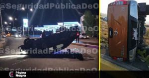 FOTOS: Vuelcan tres veh&iacute;culos en el Perif&eacute;rico Ecol&oacute;gico