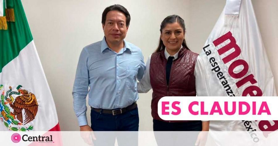 Claudia Rivera se convierte en la candidata de Morena a la alcald&iacute;a de Puebla