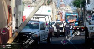 Los hechos se registraron en la calle 9 Oriente, entre 12 y 14 Sur.