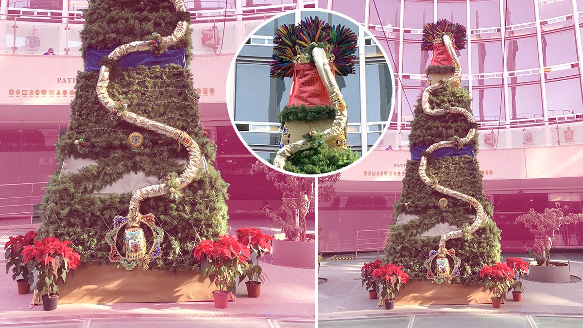 Pol&eacute;mica por el &aacute;rbol de Navidad &ndash;de la 4T&ndash; en el Senado de la Rep&uacute;blica