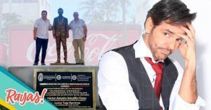 &iexcl;Ins&oacute;lito! Develan estatua de Eugenio Derbez en Acapulco.