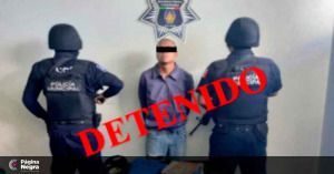 Detienen a Margarito por agredir a un hombre en un mercado de Atlixco