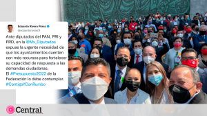 Eduardo Rivera cabildea presupuesto para el municipio de Puebla en la C&aacute;mara de Diputados