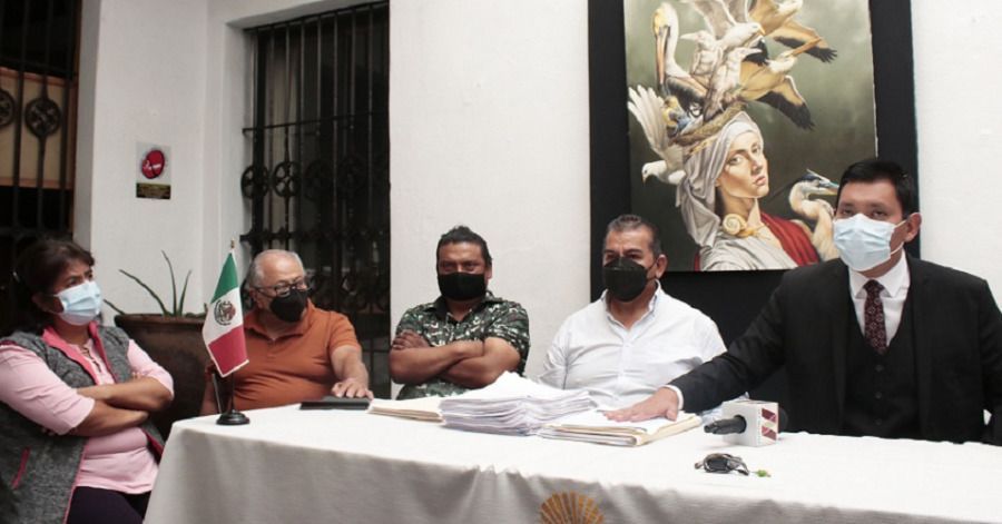 &nbsp;La barranca aleda&ntilde;a a la zona del Mercado Amalucan presenta socavamiento.