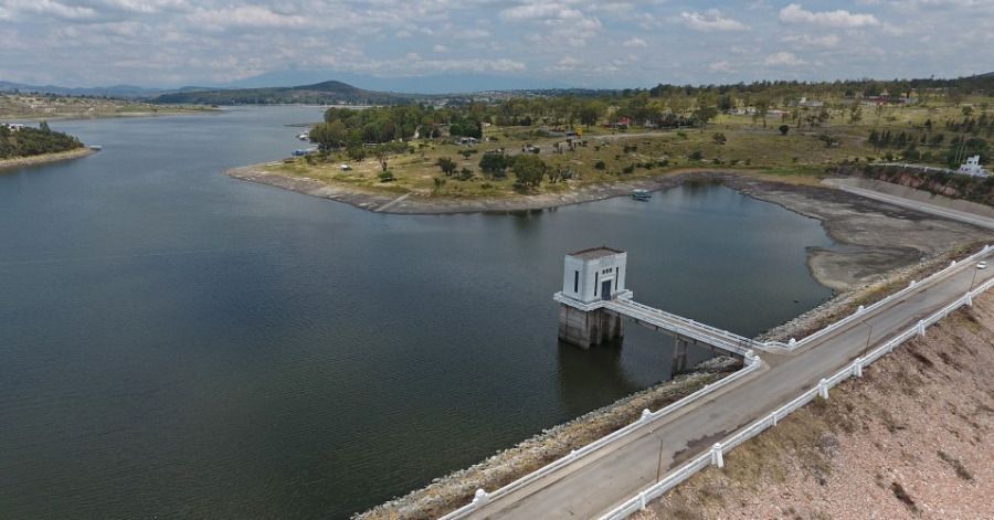 La presa de Valsequillo est&aacute; a punto de desbordarse, debido a las lluvias severas.