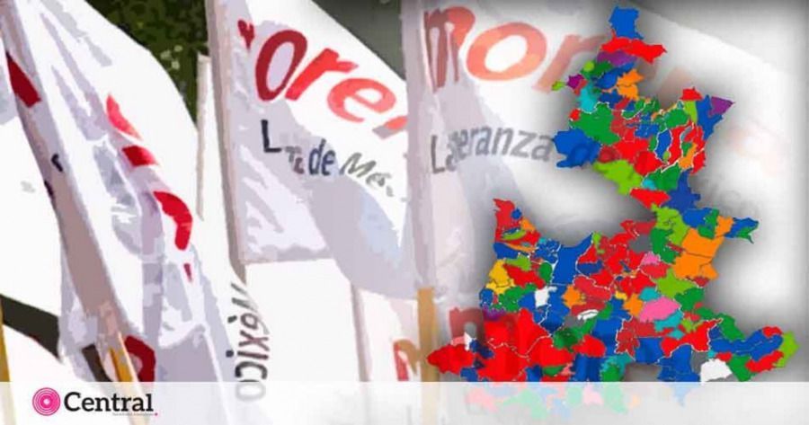 emblemas de Morena y el PRI