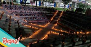 La monumental ofrenda de la Ibero Puebla, dedicada a las víctimas de crímenes de odio.