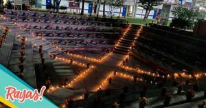 La monumental ofrenda de la Ibero Puebla, dedicada a las v&iacute;ctimas de cr&iacute;menes de odio.