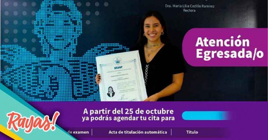 La BUAP retoma citas para tr&aacute;mites de titulaci&oacute;n 