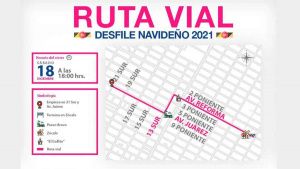 &iexcl;Atenci&oacute;n! Estas son las vialidades que cerrar&aacute;n por el Desfile Navide&ntilde;o