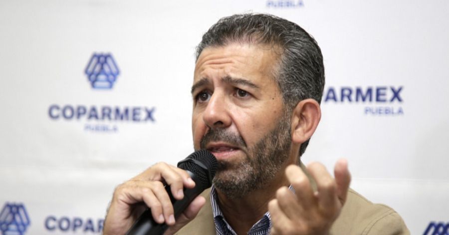 Fernando Trevi&ntilde;o, presidente de Coparmex Puebla.
