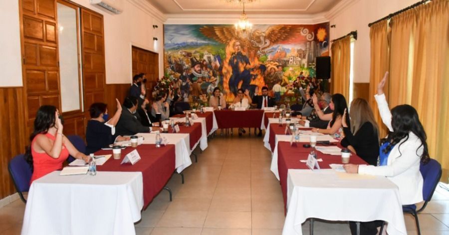 Sesi&oacute;n de Cabildo en San Mart&iacute;n Texmelucan.