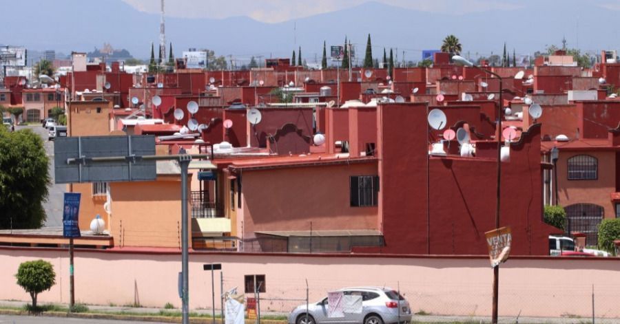 Uno de los complejos de viviendas en el municipio de Puebla.