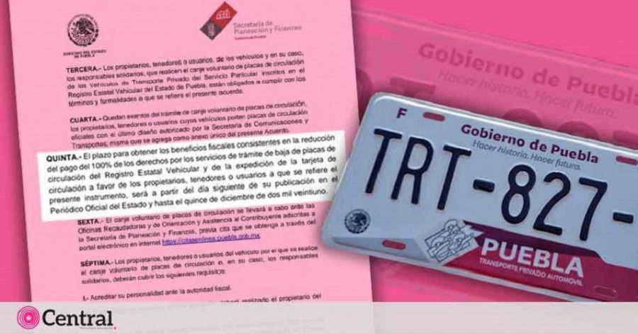 La condonaci&oacute;n ser&aacute; en la tarjeta de circulaci&oacute;n y la baja de placas.