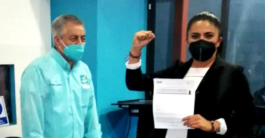 Nueva Alianza elige a Evelyn Hurtado como candidata a la alcald&iacute;a de Puebla