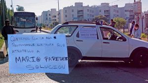 Familiares de hombre atropellado por RUTA se manifiestan en la Rivera Anaya