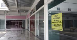 Locales desocupados en Centros Comerciales