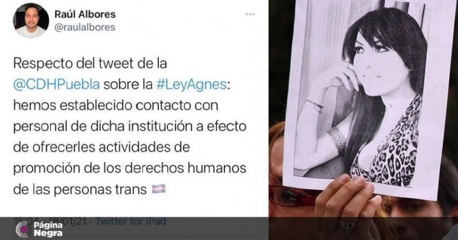 CNDH ofrece capacitación a CDH Puebla tras publicación transfóbica sobre Agnes Torres