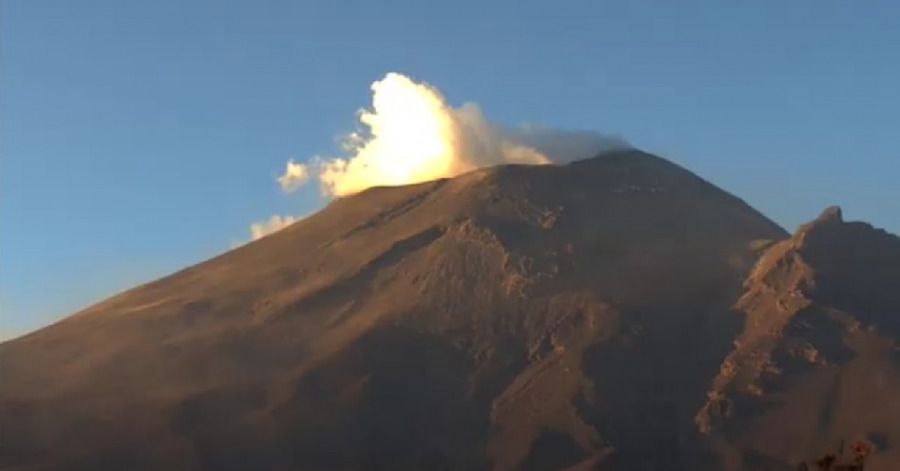 Puebla tendrá dispersión de ceniza del Popocatépetl en este domingo