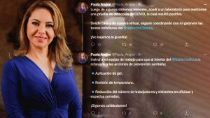Paola Ang&oacute;n da positivo a coronavirus