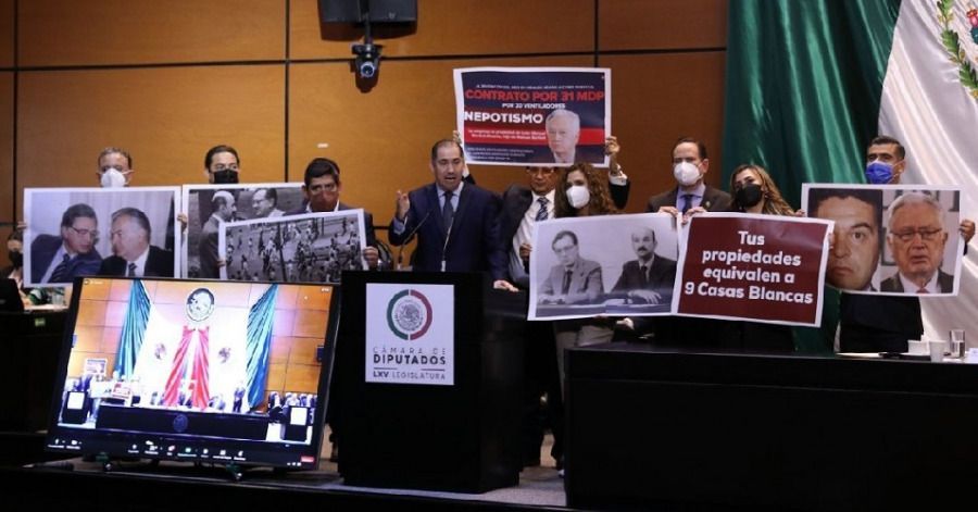 Las protestas por la presencia del exgobernador de Puebla.