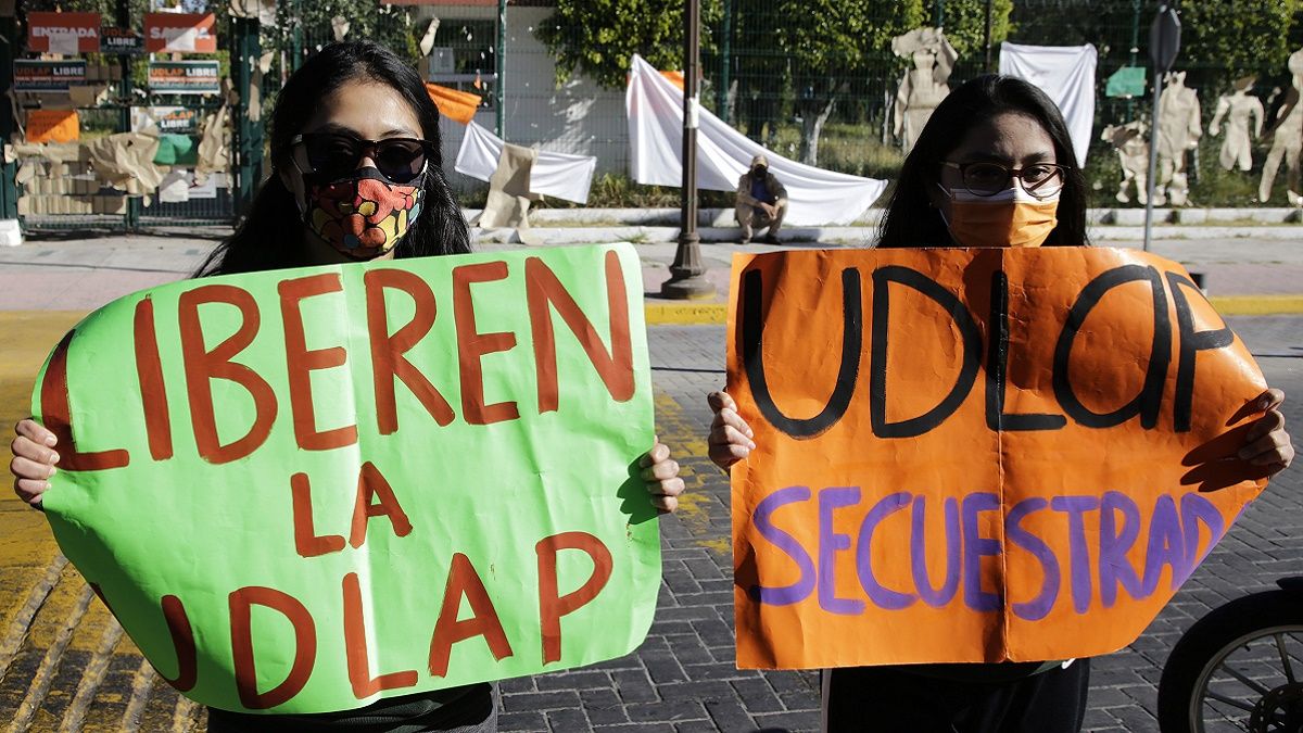 La UDLAP no est&aacute; tomada, los universitarios son quienes no han querido regresar: Barbosa
