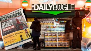Abren kiosco del Daily Bugle en NY para promocionar “Spider-Man: No Way Home”