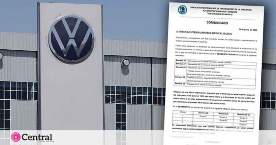 Volkswagen paro t&eacute;cnico