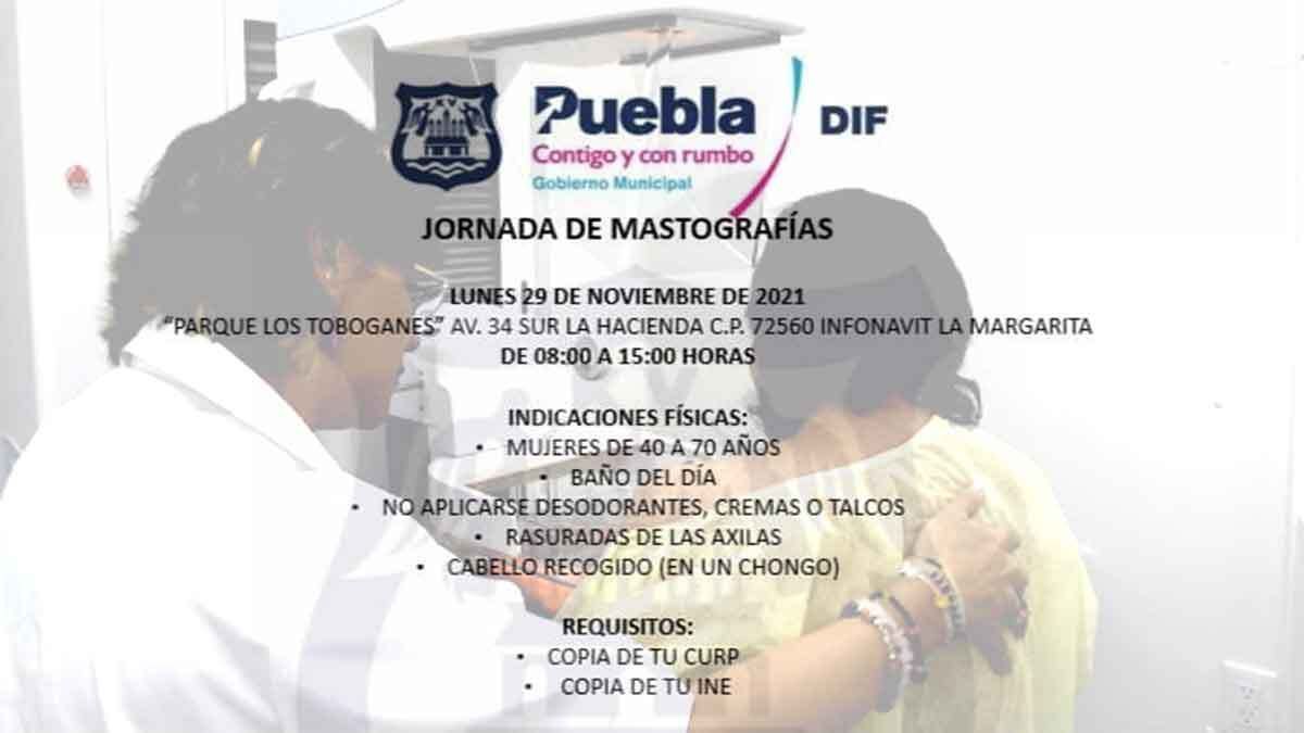 &iquest;Vives en La Margarita? Acude a la Jornada de Mastograf&iacute;as gratis del DIF Municipal